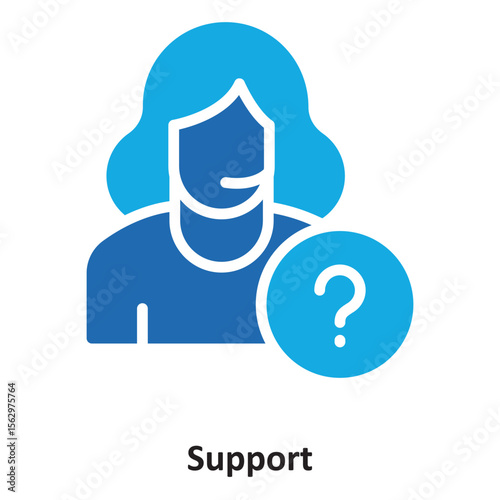 Support  Vector Icon which can easily modify or edit