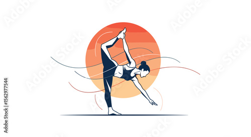 Yoga Practice for Stress Relief Enhance Flexibility Postures Breathing Exercise for Wellbeing and Balance