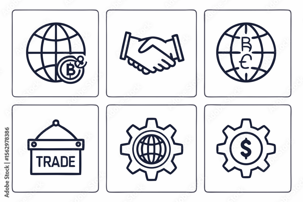 Fototapeta premium set of icons