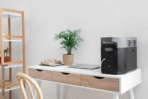 Modern workplace with lapto...