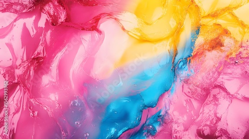 Bright Pansexual Pride Flag in Soft Abstract Light with Fluid Motion Texture perfect for LGBTQ+ identity representation, pride campaign visuals, inclusive social media banners and awareness posters