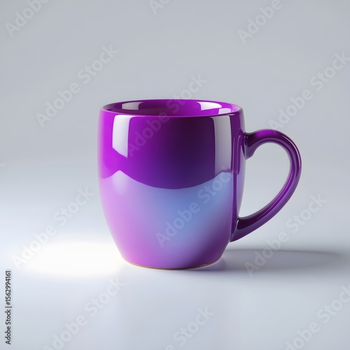 Vibrant Purple Coffee Mug with Smooth Finish