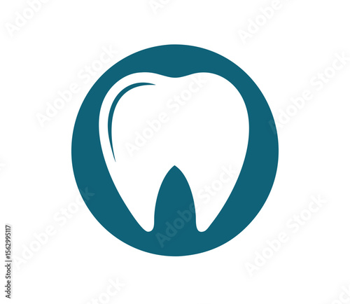 Dentist Logo tooth shape design vector template...Dental Clinic