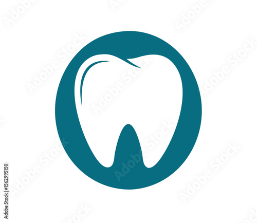 Dentist Logo tooth shape design vector template...Dental Clinic