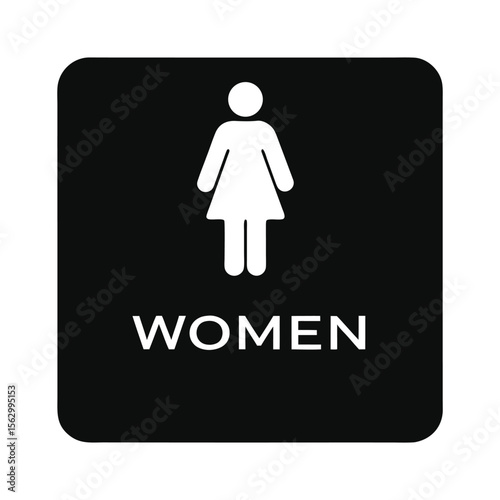 Public restroom signs with male and female figures on white and blue backgrounds, suitable for an information icon or vector illustration man woman toilettes sign symbol silhouette vector icon on whit
