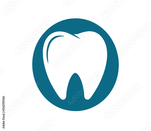 Dentist Logo tooth shape design vector template...Dental Clinic