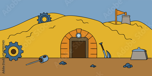 Hidden Desert Oasis Unveiling the Mystery of the Underground Bunker