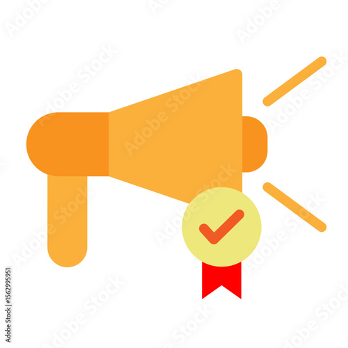 Brand Visibility Vector Flat Icon Design