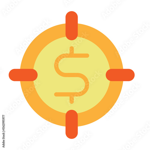 Price Penetration Strategy Vector Flat Icon Design