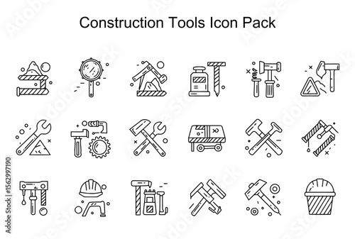 Construction Tools Icon Pack