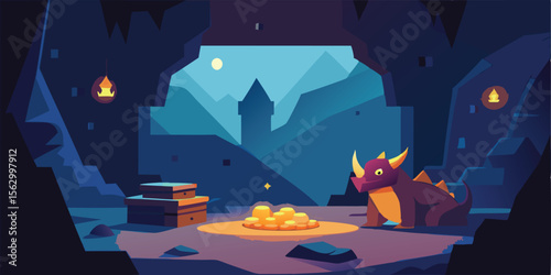 Here's a single sentence for naming an image depicting those elements:

Christmas night illustration of Santa Claus on a house roof with a tree and moon in the dark sky, silhouetting a festive town la