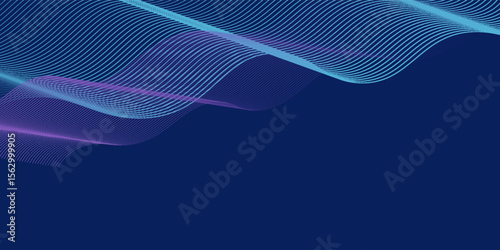 Tableau sur toile Abstract background design with diagonal blue and pink or purple line pattern