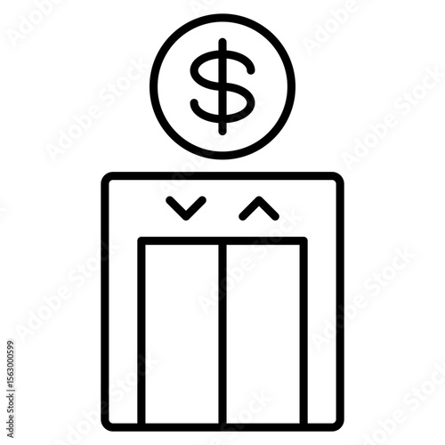 elevator money line Icon
