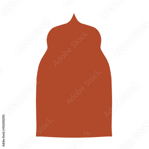 islamic window frame vector