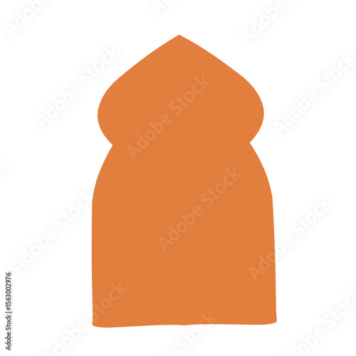 islamic window frame vector