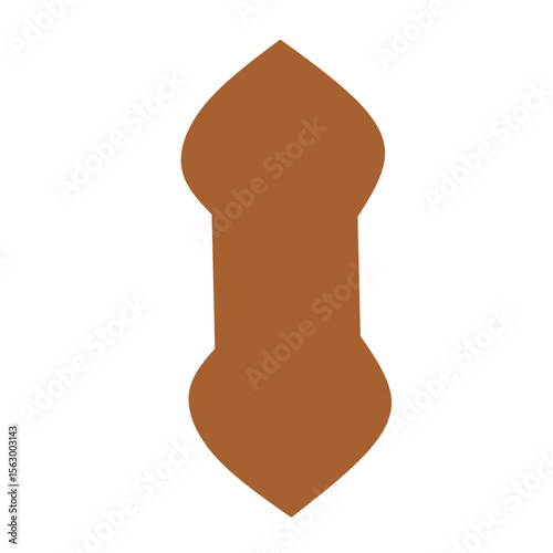 islamic window frame vector