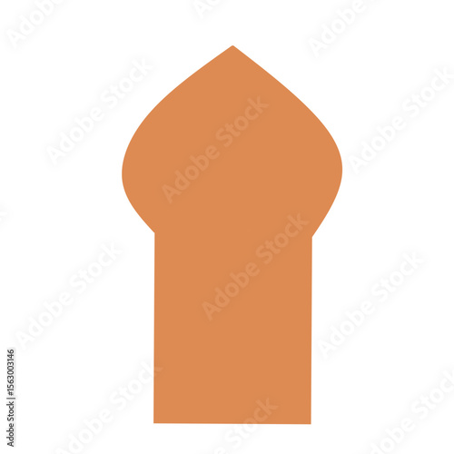 islamic window frame vector