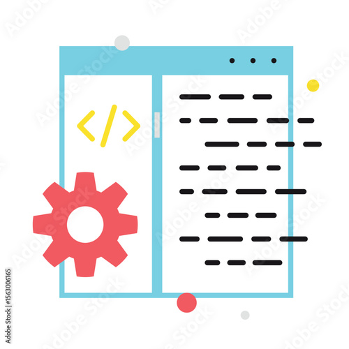 “Flat SEO & Web Development Icon Sheet – Modern Line & Filled Symbols”
