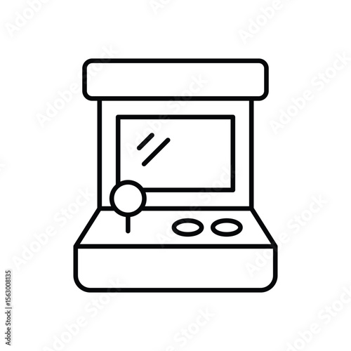 Arcade Game Icon vector stock illustration