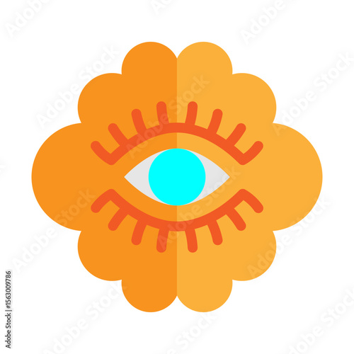 Mental Clarity Vector Flat Icon Design