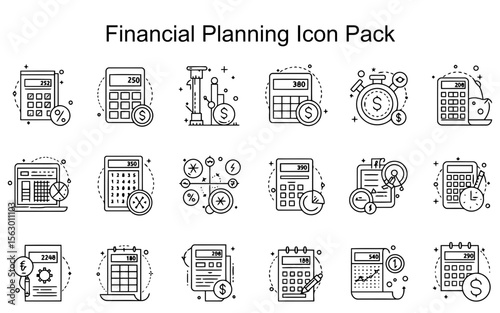 Financial Planning Icon Pack