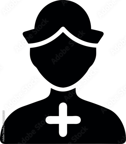 Treatment silhouette icon vector illustration