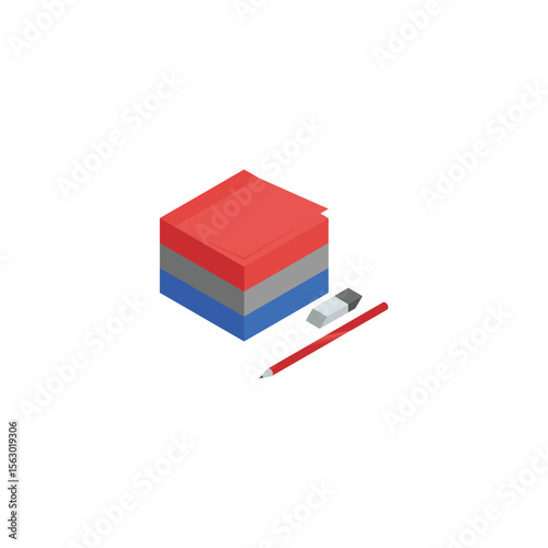 Office Tools Isometric Icon