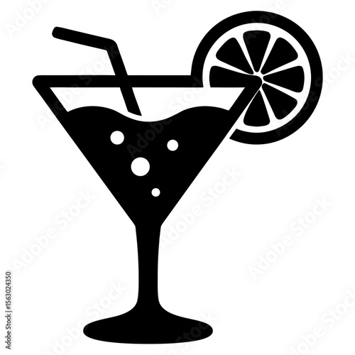 cocktail with lime