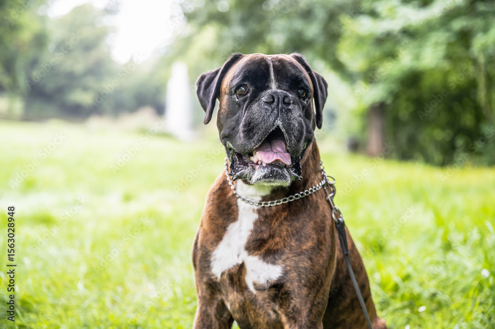 beautiful 3 years old purebred golden brown german boxer dog puppy jumping playing outdoor shooting beautiful 3 years old purebred golden brown german boxer dog puppy jumping playing outdoor shooting