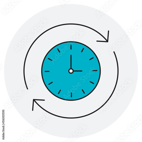 Process Optimization icon, Maximizing Efficiency Through Process Optimization, Streamlined Success: Optimizing Workflows for Peak Performance, color, vector