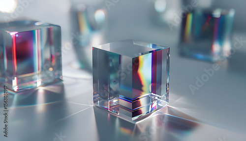 glass of water on blue background