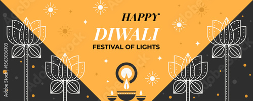 Happy Diwali, Festival of Lights celebration.