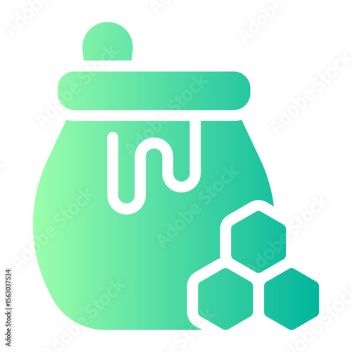 honey gradient icon