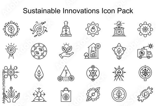 Sustainable Innovations Icon Pack