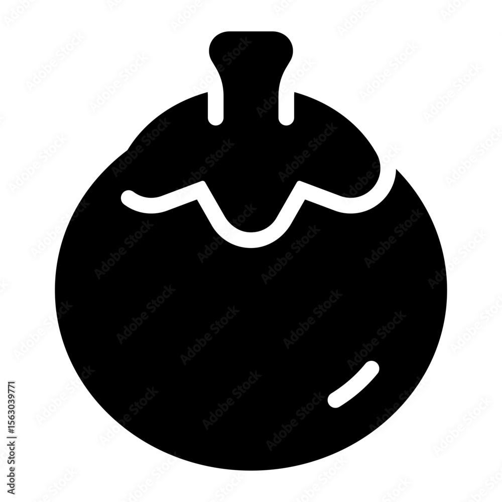 Fototapeta premium tomato glyph icon