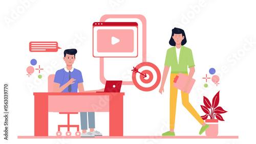 Entrepreneur testing MVP with early adopters