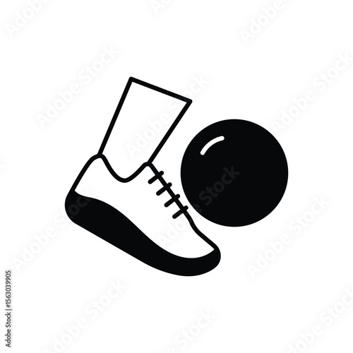 Kickoff Icon vector stock illustration