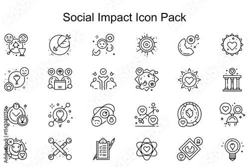 Social Impact Icon Pack