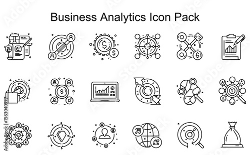 Business Analytics Icon Pack