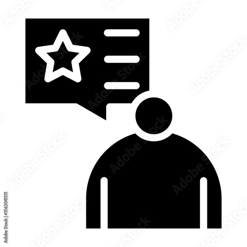 Language Proficiency Vector Glyph Icon Design