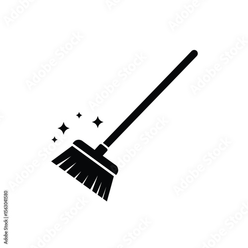 Broom Cleaning Tool Silhouette
