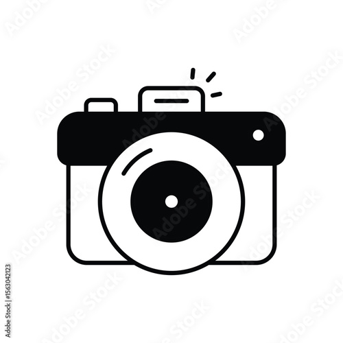 Flash Photography Icon vector stock illustration