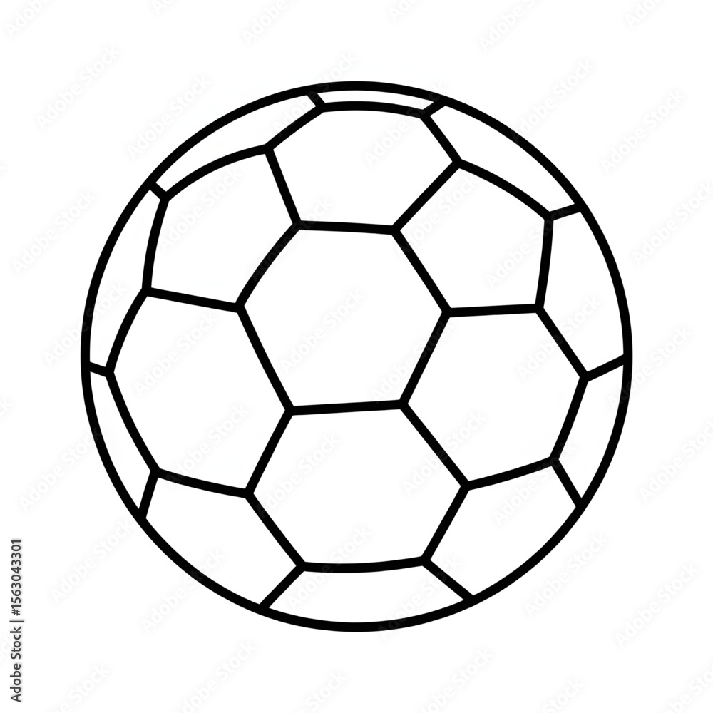 Fototapeta premium soccer ball on white background