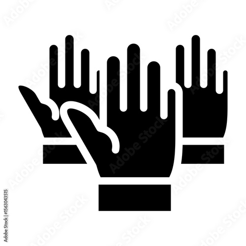 Volunteer Team Vector Glyph Icon Design