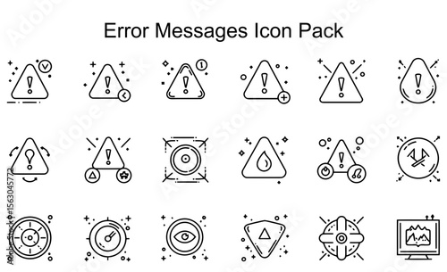 Error Messages Icon Pack
