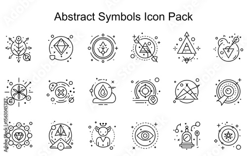 Abstract Symbols Icon Pack