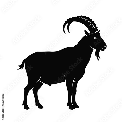 Goat Standing Silhouette
