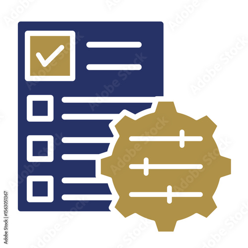 Project Control   Icon Vector Illustration