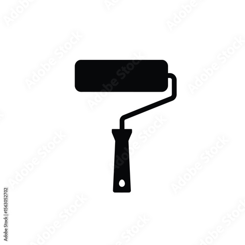 Paint Roller Tool Silhouette