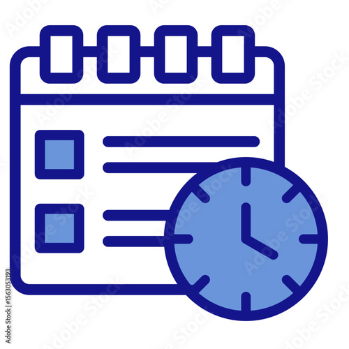 Task Scheduler   Icon Vector Illustration
